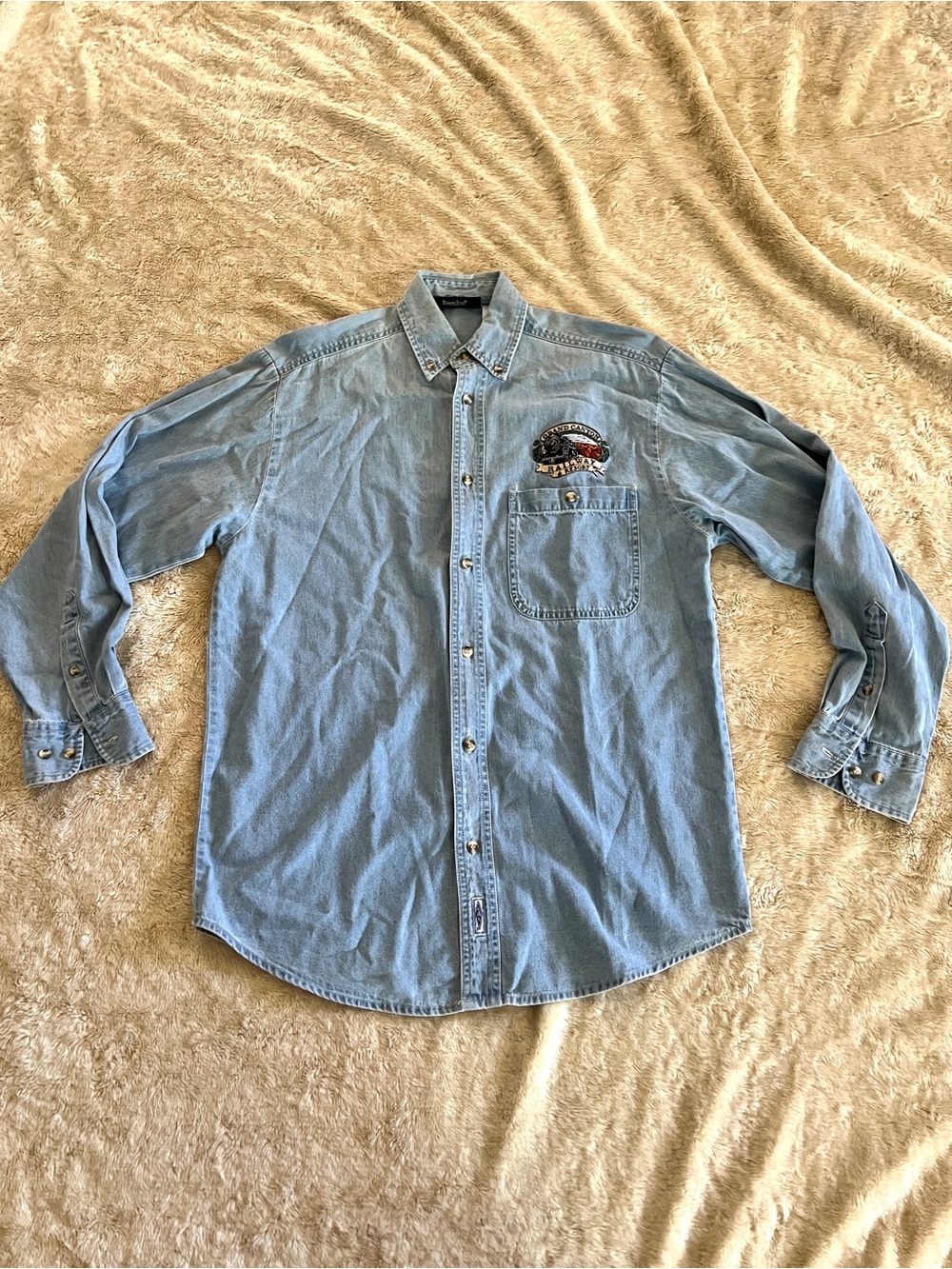 RIVERS END Men's Grand Canyon Blue Denim Shacket Size S